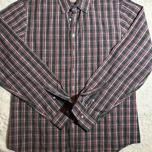 Thomas Pink Men's Checkered Shirt - Pink and Black